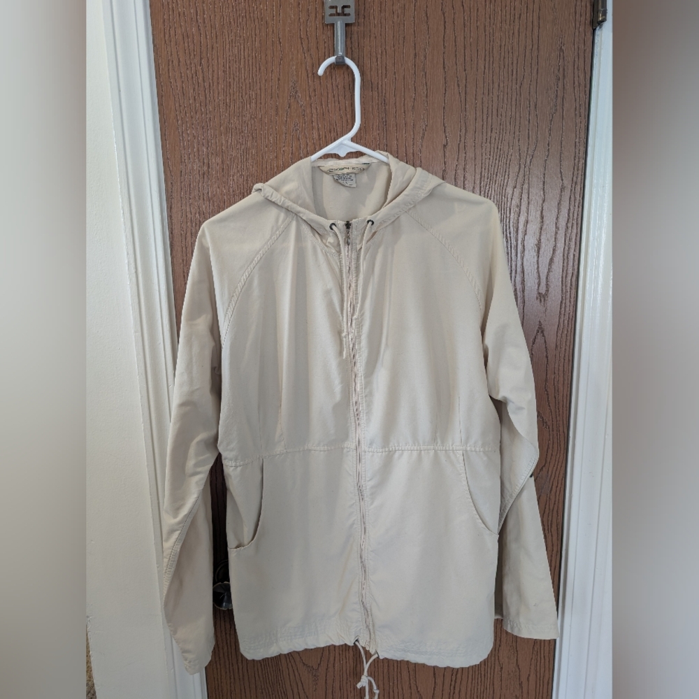 Exofficio Lightweight Cream Hooded Jacket *Size 11*
